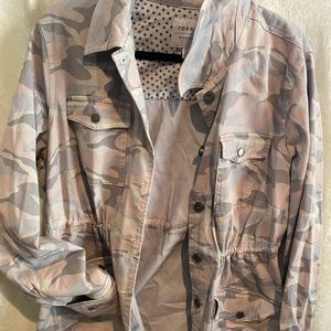Grey / pink army jacket from torrid